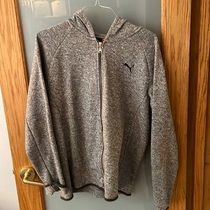 Puma heavy duty zip up sweatshirt